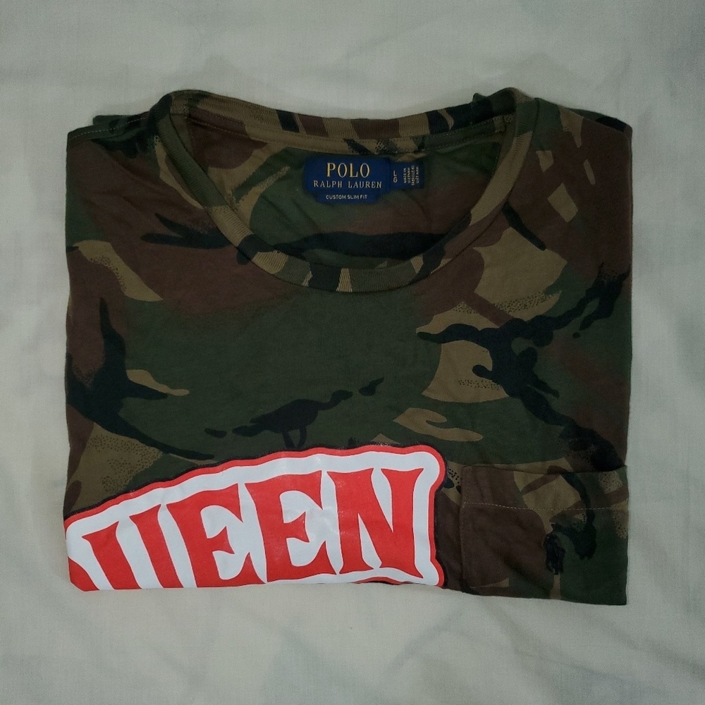 POLO RALPH LAUREN Camo Shirt "Queen" *Customized*